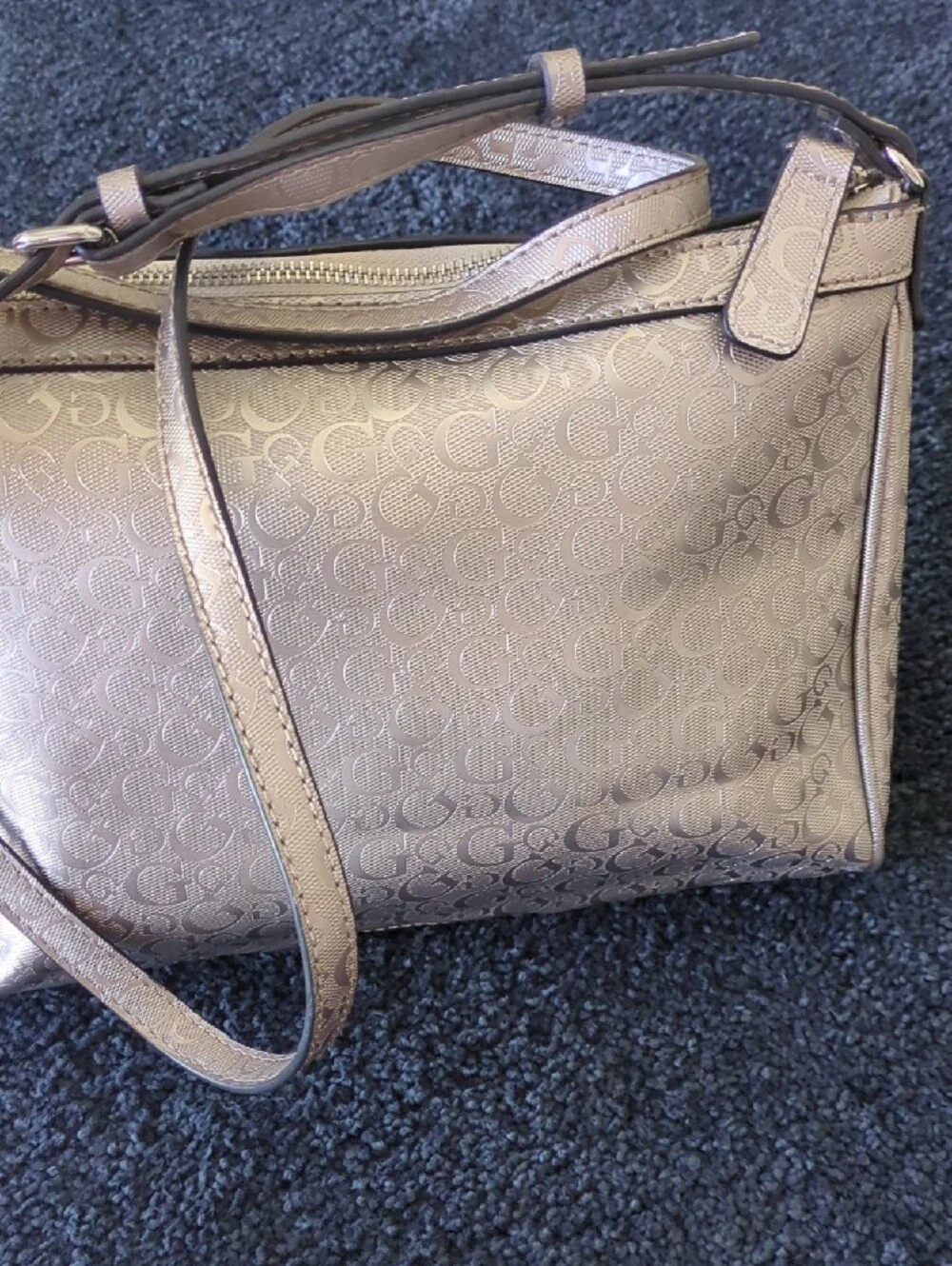 GUESS Metallic Silver Bag